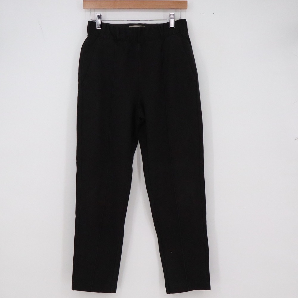 Everlane Pants Womens S Dream Pant Black Tapered Elastic Waist Excellent